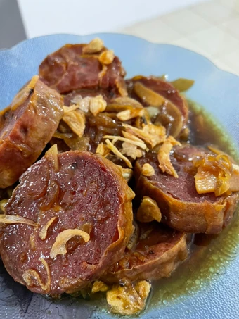 Cara Mudah Menyiapkan Resep Rolade sapi lada hitam Anti Ribet, Enak