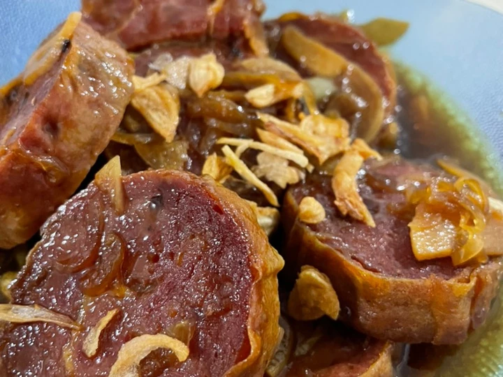 Cara Mudah Menyiapkan Resep Rolade sapi lada hitam Anti Ribet, Enak