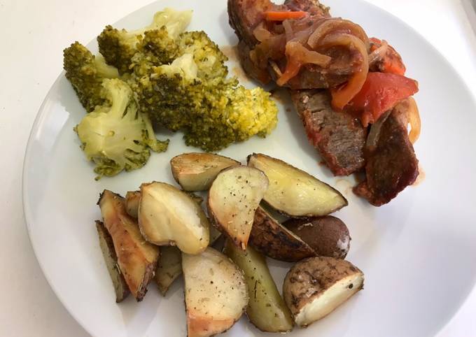 Carne al horno ¡Fácil! Receta de Gabi 🌻- Cookpad
