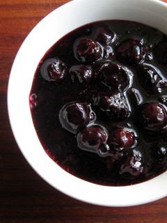 A picture of Microwave Blueberry Sauce.