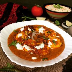 A picture of Achari Paneer Tikka Masala.