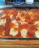 Lasaña de pencas de acelga y batata 🥬🍠