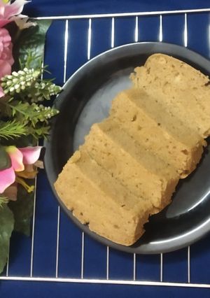A picture of Wheat flour- dates & banana cake.