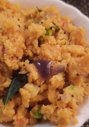 A picture of Rava upma.