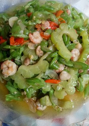Foto resep Buncis pare udang