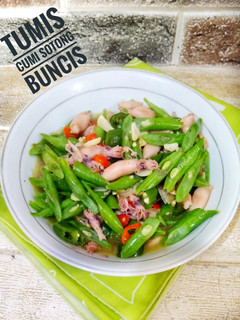 Foto resep Tumis Cumi Sotong Buncis