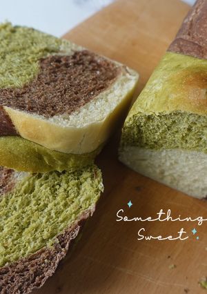 【純素無油】三色吐司 的食譜成品照片