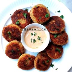 A picture of Sweet potato fritters.