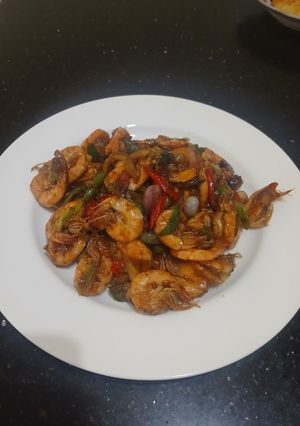 Foto resep Udang Tumis Mentega