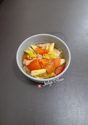 Foto resep Sayur Asem Pokcoy Kembang Tahu by : Jesslyn Orlane