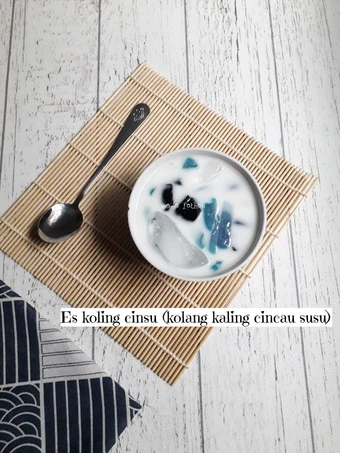 Langkah Gampang Membuat Resep Es koling cinsu (kolang kaling cincau susu) yang Sempurna Anti Ribet, Mantap Sekali