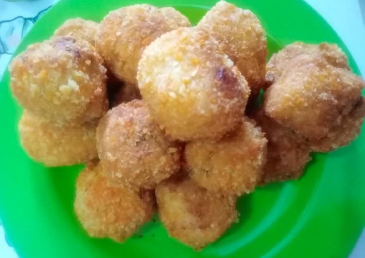 Resep Bola KeJu (Kentang Keju) ala anak Kos, Lezat