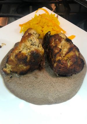 Una foto de Pollo en salsa de frijol negro a la Sonorense