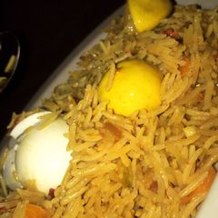 A picture of Basmati jollof rice.