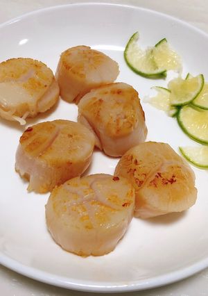 強煎干貝 的食譜成品照片