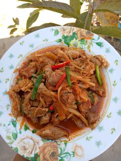 รูปของ หมูพริกแกงหน่อไม้ดอง คีโต