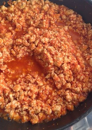 Una foto de Salsa boloñesa de pollo