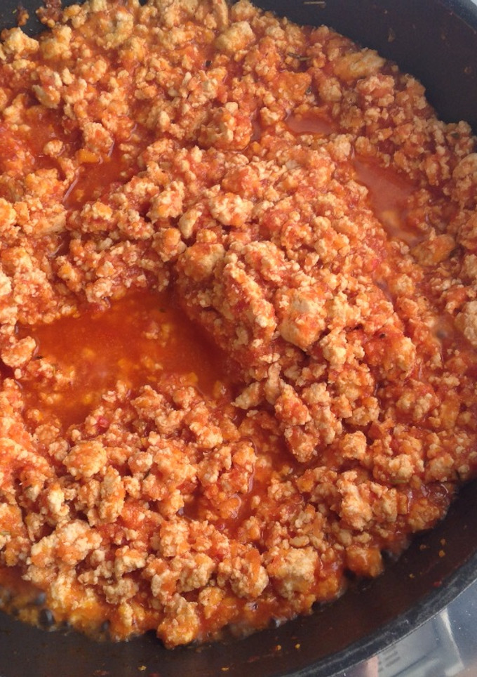 Una foto de Salsa boloñesa de pollo
