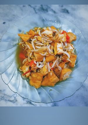 Foto resep Tumis Tauge Tahu Saus Tiram