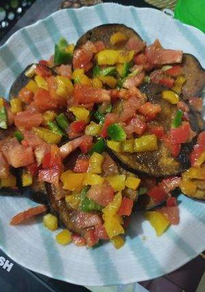 صورة لوصفة باذنجان بالخلطة