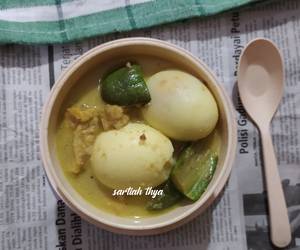 Resep Baru 103. Gulai 3T (Telur, Tahu, Terong) Paling Enak