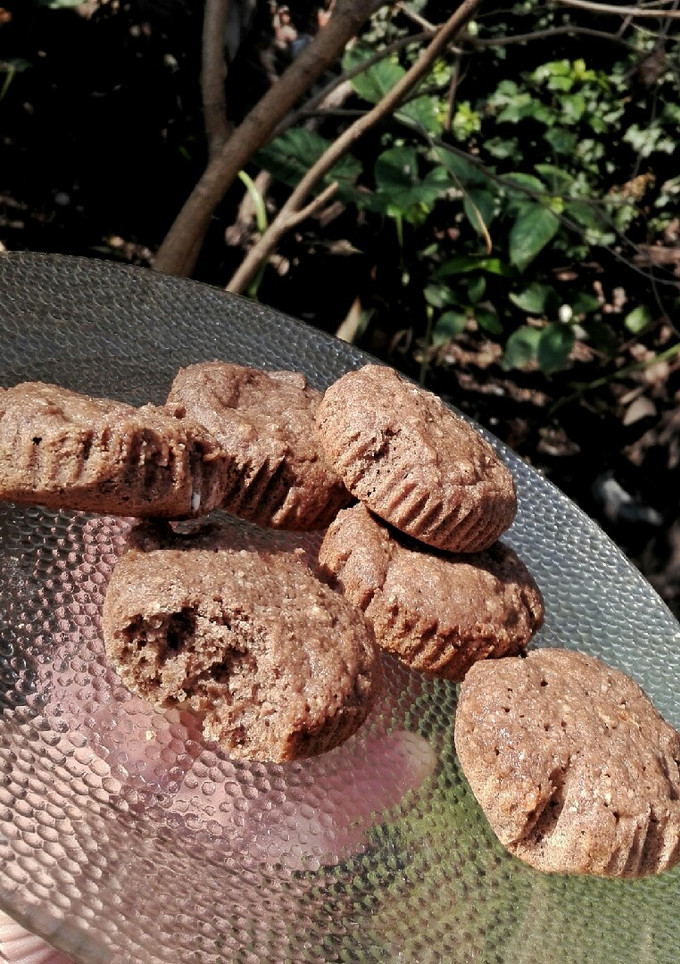 Una foto de Muffins de manzana y algarroba fitness, saludables y helthy!