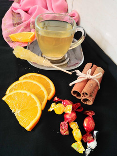 عکسی از دستور دمنوش پرتقالی