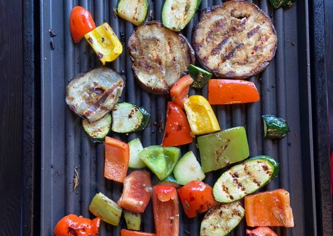 Multipurpose Mediterranean Grilled Vegetables recipe main photo