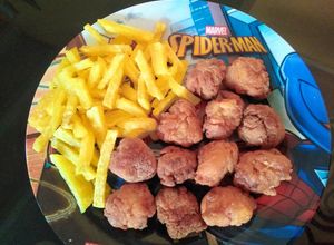 Una foto de Pop corn chicken👍🇵🇪