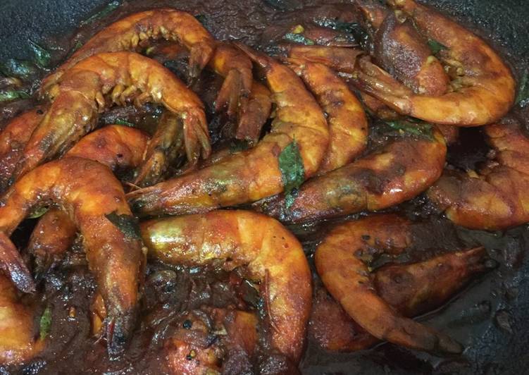 Udang goreng Kam Heong