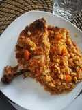 Chicken, Tomato, and Red Lentil Stew