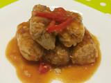 Sosis Daging Saus Padang