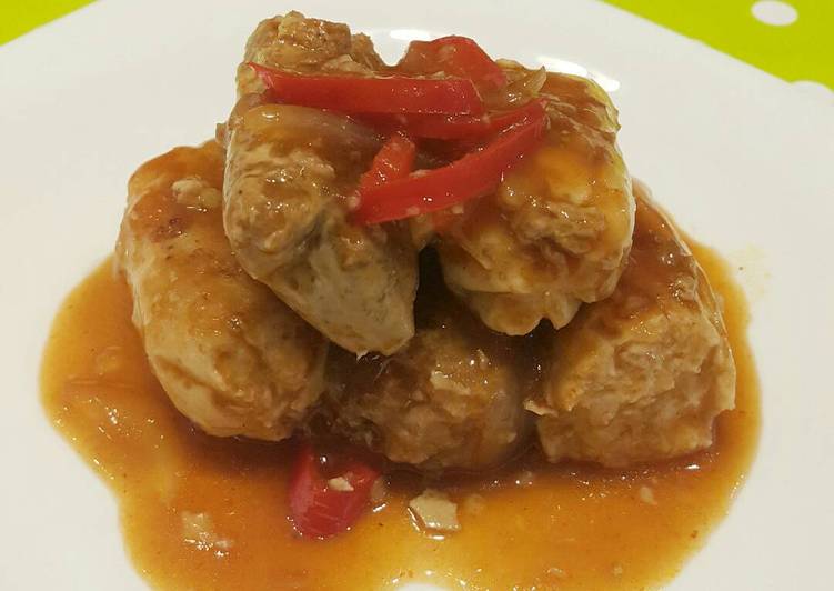 Sosis Daging Saus Padang