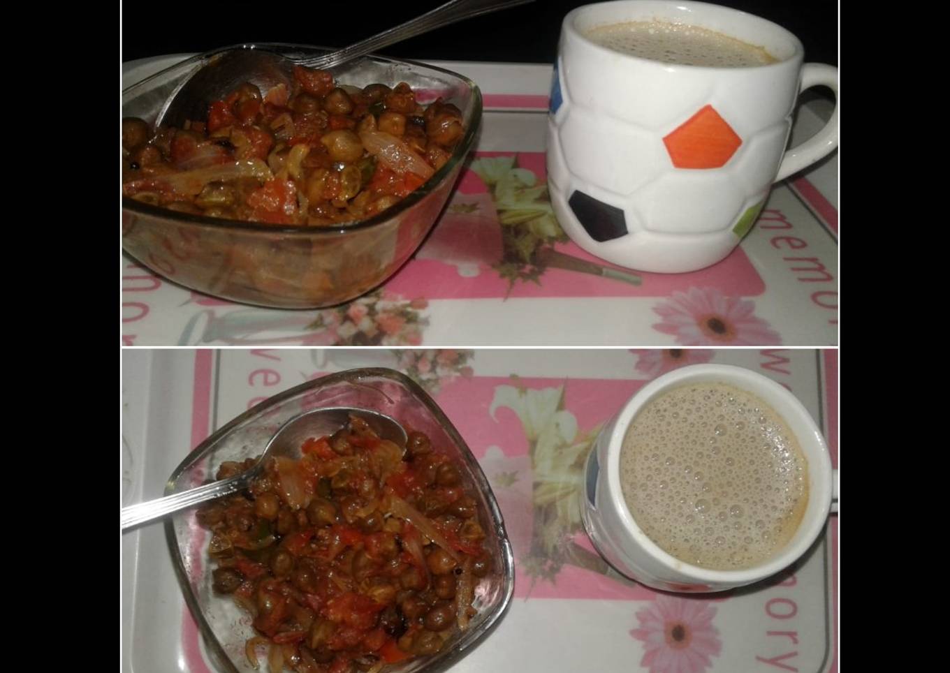 Stir fried Kala Chana