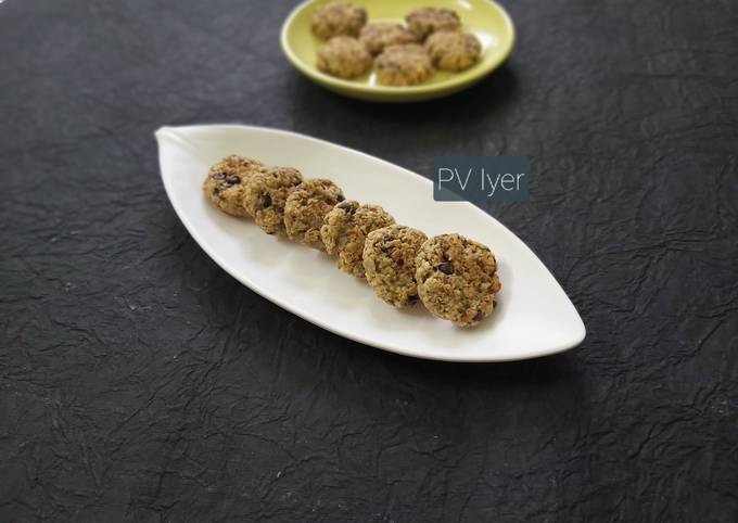 Oats Choco Chip Cookies for Weight Loss without oven