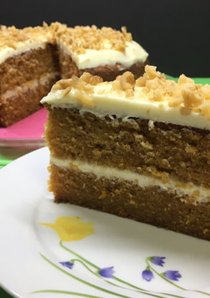 Una foto de Tarta de zanahoria o Carrot Cake