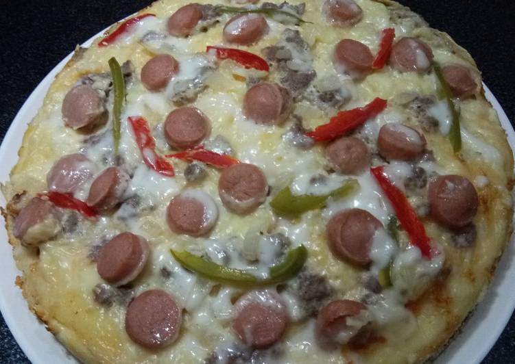 Pizza Panggang ala Rumahan