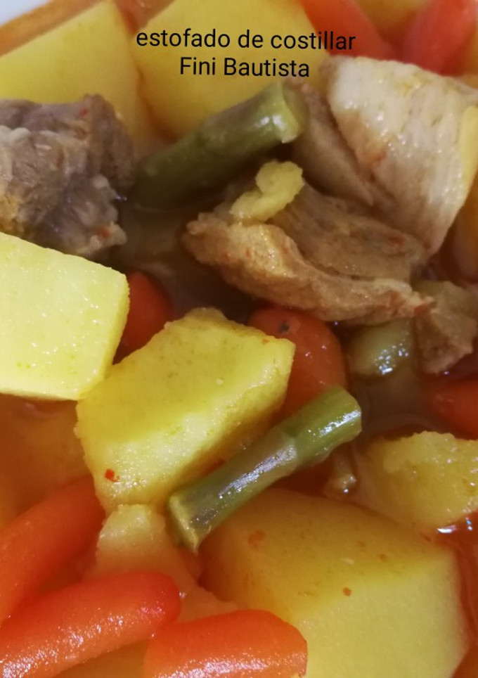 Una foto de Estofado de costillas