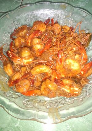 Foto resep Tumis udang kecap enak,gampang,sederhana