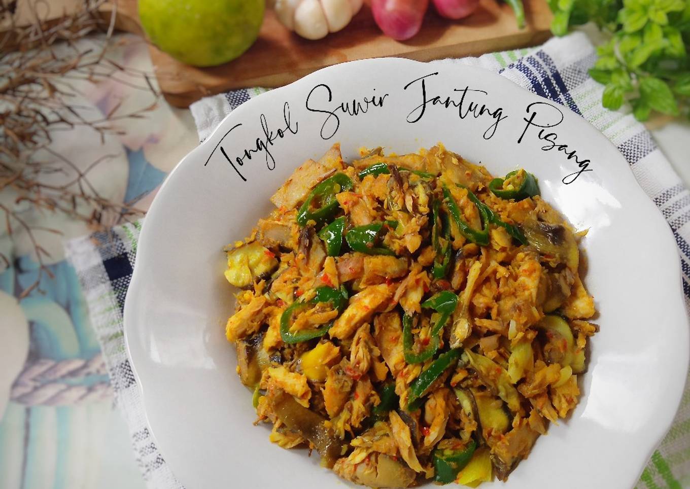 Tongkol Suwir Jantung Pisang