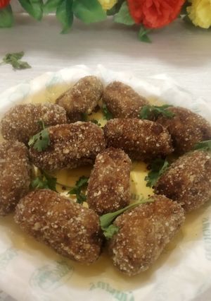 A picture of Pizza bread rolls.