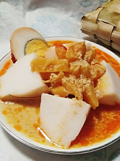 Foto resep Ketupat Kuah Tumis Nanas