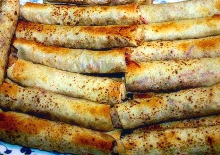 رولات المسخن بصدور الدجاج