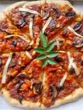 Pizza Kornet Jamur pedas ⭐️⭐️⭐️