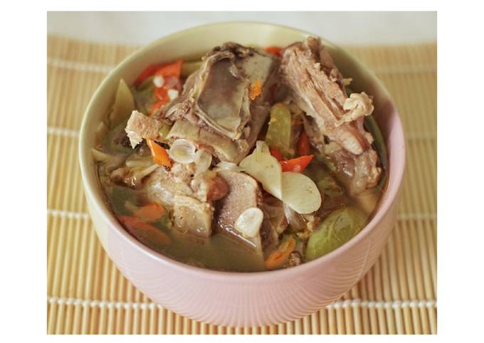 Ternyata ini loh! Resep termudah memasak #88 Asem-Asem Tulang Sapi yang sempurna