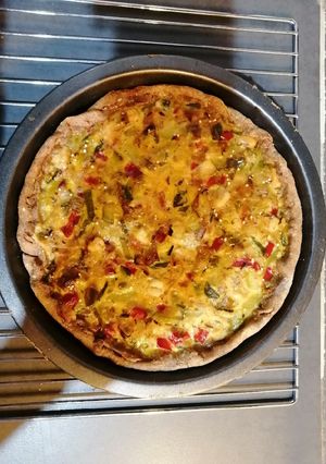 Una foto de Tarta de Zapallitos, Zucchini y Puerro