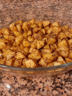 Una foto de Patatas bravas al horno