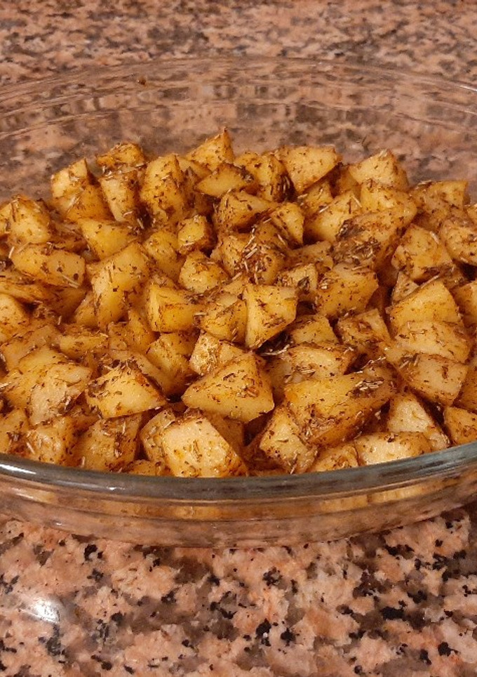 Una foto de Patatas bravas al horno