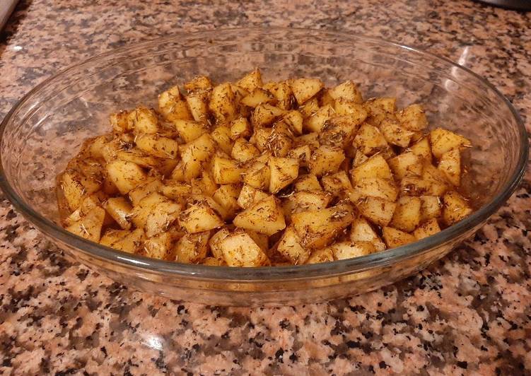 Patatas bravas al horno