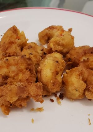Una foto de Langostinos tipo soflee
